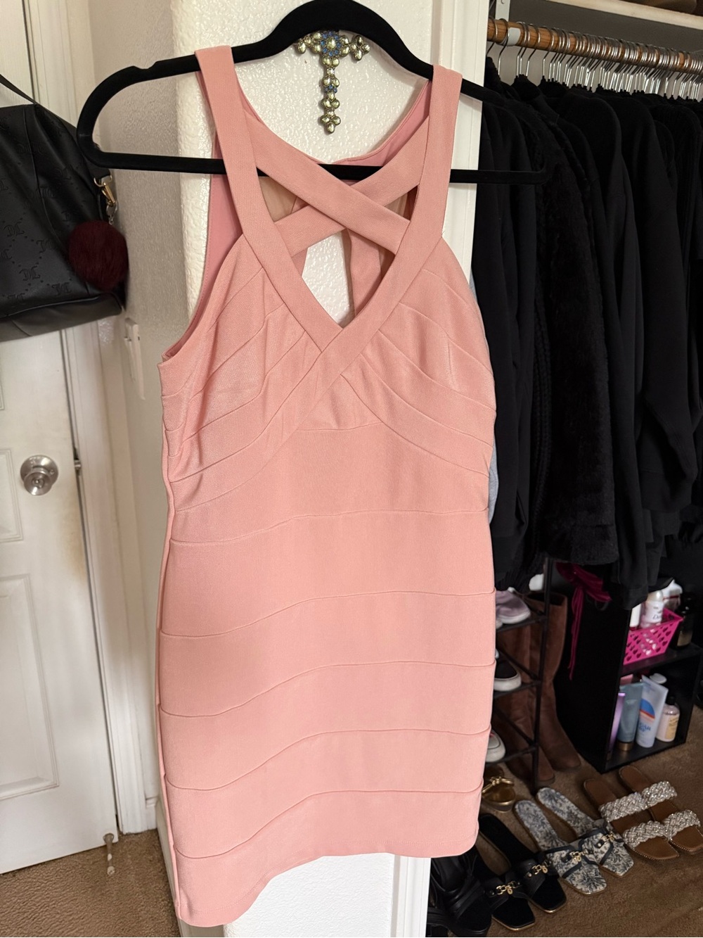 Blush Pink Bodycon Dress